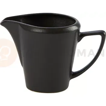 Džbánek na mléko z porcelánu, 0,15 l, černý | PORLAND, Seasons Coal
