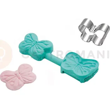 Výrobník cukrové vaty Oboustranná forma na cukrovou hmotu SLK 806 - motýl, 37x30 mm | SILIKOMART, Sugarflex Butterfly