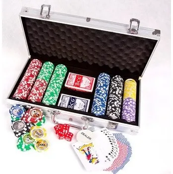 Poker POKEROVÁ SADA 300 ŽETONŮ 11,5g V KUFŘÍKU 1003