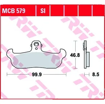 Brzda pro motocykl Přední brzdové destičky TRW / Lucas Cagiva WRK 250 1989 -