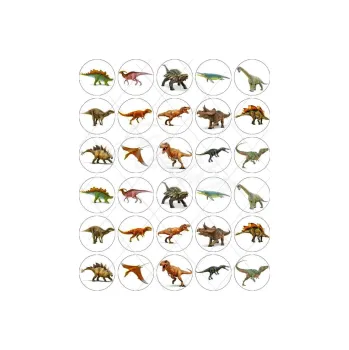 Jedlá dekorace na dort DINOSAUŘI 2, VARIANTA Jedlý papír 1480