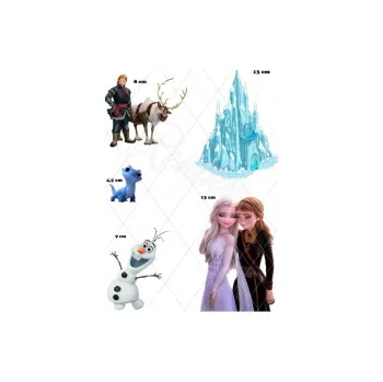 Jedlá dekorace na dort ELZA A ANNA A4, VARIANTA Jedlý papír 97