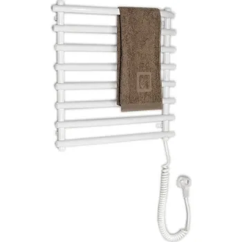 Radiátor Elektrický sušák ručníků, 570x465 mm, 72 W, bílý