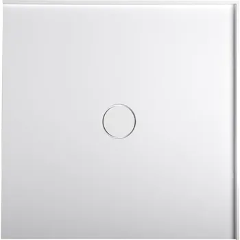 Sprchová vanička MIRAI sprchová vanička z litého mramoru, čtverec 90x90x1,8cm, bílá