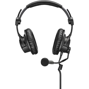 Audio Sennheiser HMD 27 Souprava sluchátka/mikrofon, 64 Ohm, kardioidní dynamický mikrofon, bez kabelu