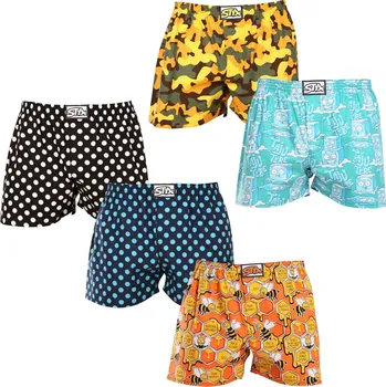 Trenýrky 5PACK pánské trenky Styx art klasická guma vícebarevné (5A1590147) L Možnost vrácení zboží ZDARMA do 120 dnů!