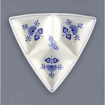 Talíř Český porcelán, a.s., Dubí Miska Trina třídílná malá 20,5 cm, cibulák, Český porcelán