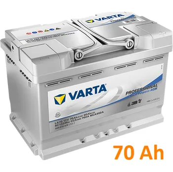 Autobaterie Trakční baterie VARTA Professional Dual Purpose AGM 70 Ah / 840070 / LA 70 (VARTA)