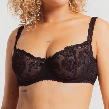 Podprsenka Louisa Bracq - Élise podprsenka půlová nevyztužená noir 75D 419-04