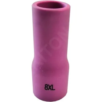 Příslušenství ke svářečce Keramická hubice č.8, 12.5x64mm pro hořáky TIG 9/20 s plynovou čočkou 53N61SXXL