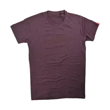 tričko Singltrek Mist melange červené