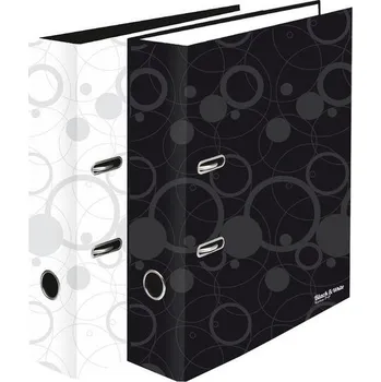 Karton P+P Black & White pákový pořadač A4 8 cm bílý