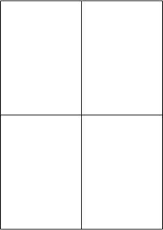 Etikety PRINT 105x148,5 mm bílé (100xA4)