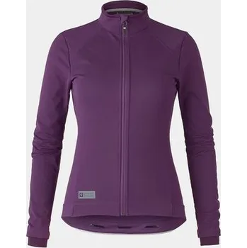 Cyklistická bunda Dámská cyklistická bunda Bontrager Velocis Softshell (Mulberry) - S