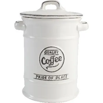 Dóza na potraviny T&G WoodWare Nádoba na kávu PRIDE OF PLACE, bílá|TaG WoodWare