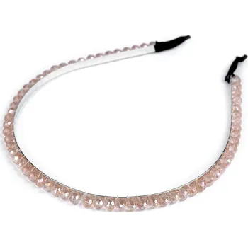 Čelenka do vlasů s broušenými korálky