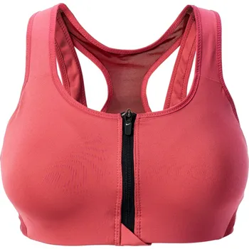 Podprsenka DÁMSKÁ Podprsenka NIKE W NK DF SHAPE ZIP FRONT BRA CN3718-622 – Růžová XS