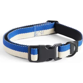 Obojek pro psa HAY Obojek pro psa Dogs Collar Flat S/M, off-white/blue