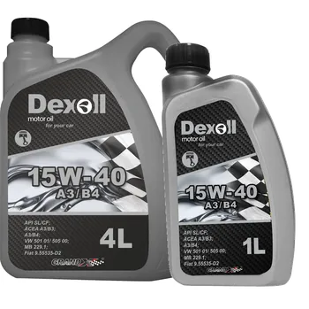 Olejový filtr Olej Dexoll 15W-40 A3/B4 - 1 litr
