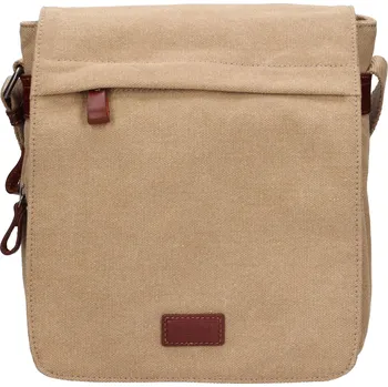Pánská aktovka Pánská taška přes rameno Fagola Lyon - béžová