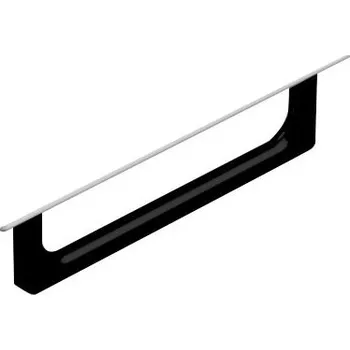 Dávkovač mýdla NUBES čelní držák ručníků 40cm, černá