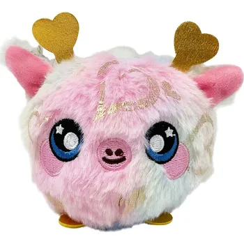 plyšák Squeezamals Plyš 9 cm Série 5 kravička