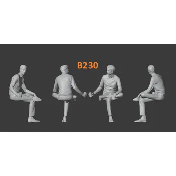 Příslušenství k autodráze Figurka, postavička diváka B230