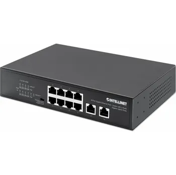 Switch Switch Intellinet Network Solutions Intellinet 561402 Switch Gigabit 8x RJ45 PoE+, 2x RJ45 Uplink