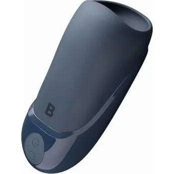 Boners Blowjob - akumulátorový vibrační masturbátor (šedý)