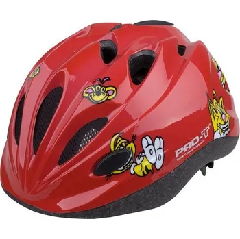Cyklistická přilba PRO-T Přilba PRO-T Vigo dětská S 48-52 červeno-bílo-černá NRG