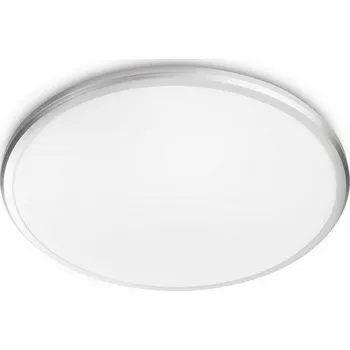 LED Koupelnové stropní a nástěnné svítidlo Philips SPRAY CL260 8718699777333 17W 1500lm 2700K IP44 34,7cm stříbrné