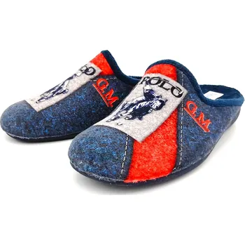 Pánské pantofle Pánská domácí obuv IE5356745-00007 SHOESY modré Barva: Modrá, Velikost: 41