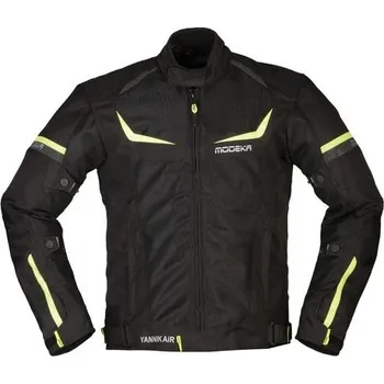 Moto bunda MODEKA bunda Yannik Air BLACK/NEON YELLOW - S