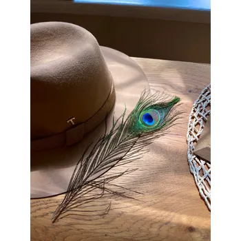 Klobouk Pírko Paví oko za klobouk