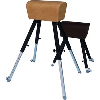 Stolová podnož Gymnastická koza - výška 110-170 cm, kovové nohy, koženka