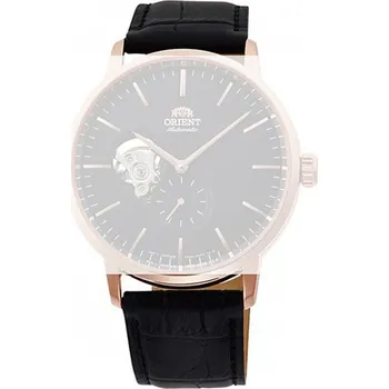 Řemínek na hodinky Kožený řemínek Orient UL036011P0 20mm (pro model RA-AR01), černý