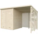Zahradní domek s dřevníkem Leif 3,0 + 2,9 m2