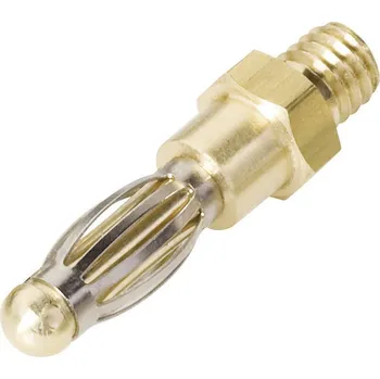 Krokosvorka Schnepp EFK 3000 banánkový konektor zástrčka, vestavná rovná Ø pin: 3 mm stříbrná 1 ks