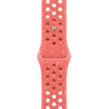 Mobilní telefon Řemínek Apple Watch 45mm žhavě oranžový sportovní řemínek Nike - S/M