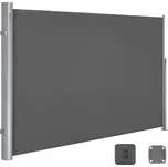 Výsuvná boční markýza na balkón a terasu 200 x 400 cm barva antracit Song