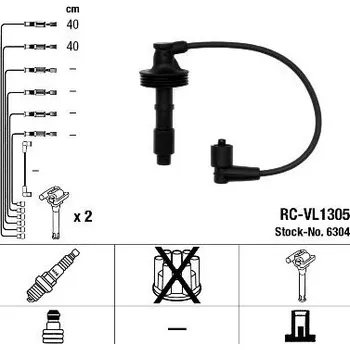Zapalovací kabel Sada kabelů pro zapalování NGK RC-VL1305