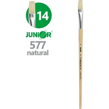 Štětec plochý JUNIOR č. 1 14" 577 Natural