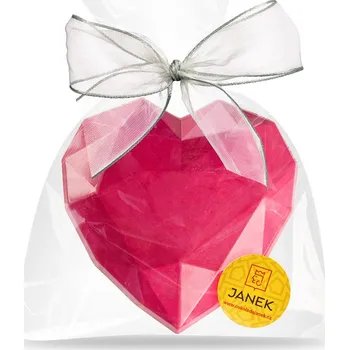 Čokoláda Čokoládovna Janek Růžové srdce z lásky 31 % 110 g