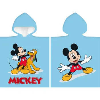 Modré dětské pončo Mickey Mouse