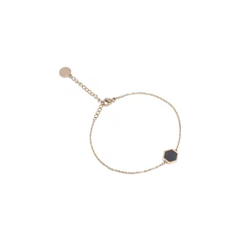 Náramek Náramek Lux Hexagon Bracelet s možností výměny či vrácení do 30 dnů zdarma - XS/S 14-18 cm - BSS4