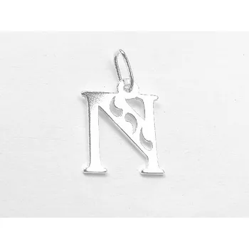 Přívěsek Stříbrné písmeno N - PA1062 (Stříbrné písmenko N)