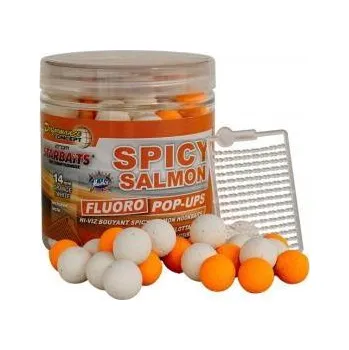 Boilies Starbaits Fluoro Pop-Ups Boilies Concept Spicy Salmon 14mm 80gr