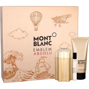 Parfém Mont Blanc Mont Blanc Emblem Absolu SET: Toaletní voda 100ml + Toaletní voda 7.5ml + Sprchovací gél 100ml Pre mužov Toaletní voda
