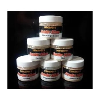 Návnadové aroma Mikbaits Práškový dip Feeder Slim 50ml Modrý česnek