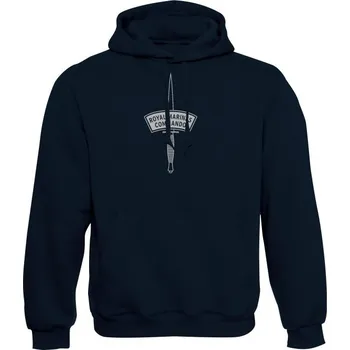 Pánská mikina Mikina s kapucí ROYAL MARINES COMMANDO dagger - námořní modrá